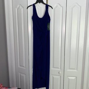 NWT Ralph Lauren Royal Blue Dress - Size 16